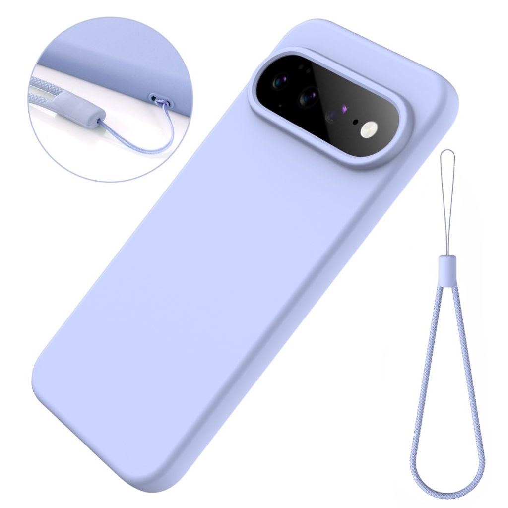 Google Pixel 11 Pro XL Skal med Strap Silikon Lila