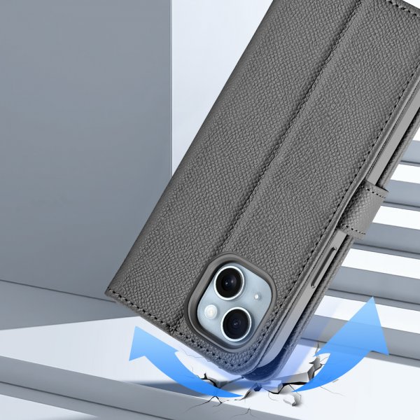 Dux Ducis iPhone 15 Fodral 2-i-1 Lawa Series MagSafe Grå