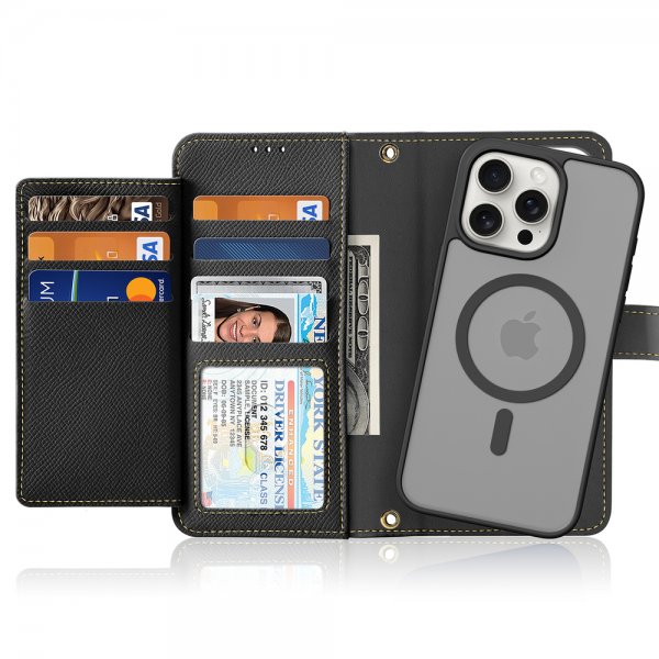 Dux Ducis iPhone 15 Pro Max Fodral 2-i-1 Lawa Series MagSafe Svart