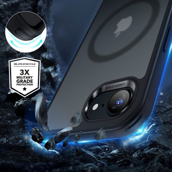 ESR iPhone 16e/17e Skal Classic Hybrid HaloLock Matt Svart