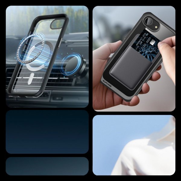 Supcase iPhone 16e/iPhone 17e Skal UB Mag Svart