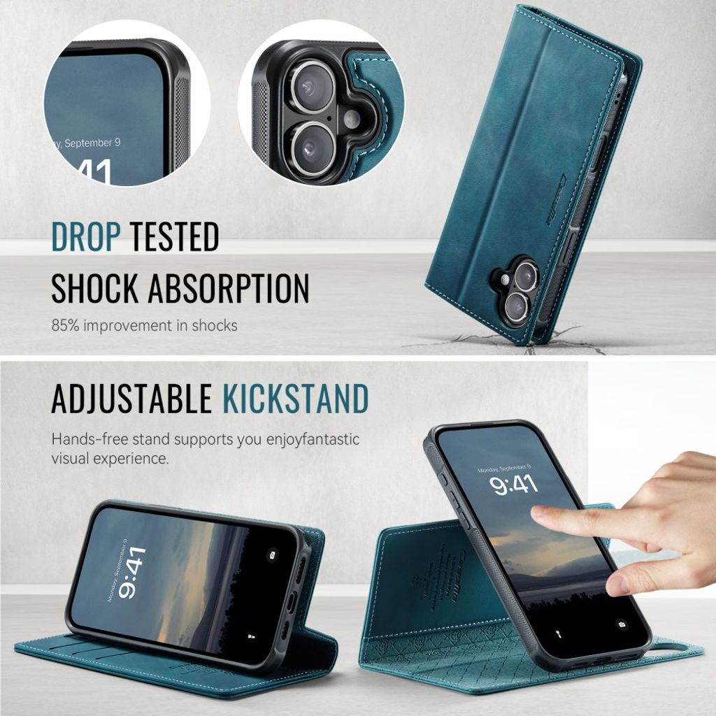 CaseMe iPhone 17 Fodral C49 Series Grön