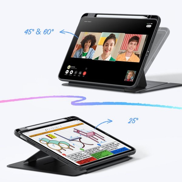ESR iPad 10.9 (gen 10)/iPad 11 (A16) Fodral Flip Hybrid Folio Svart