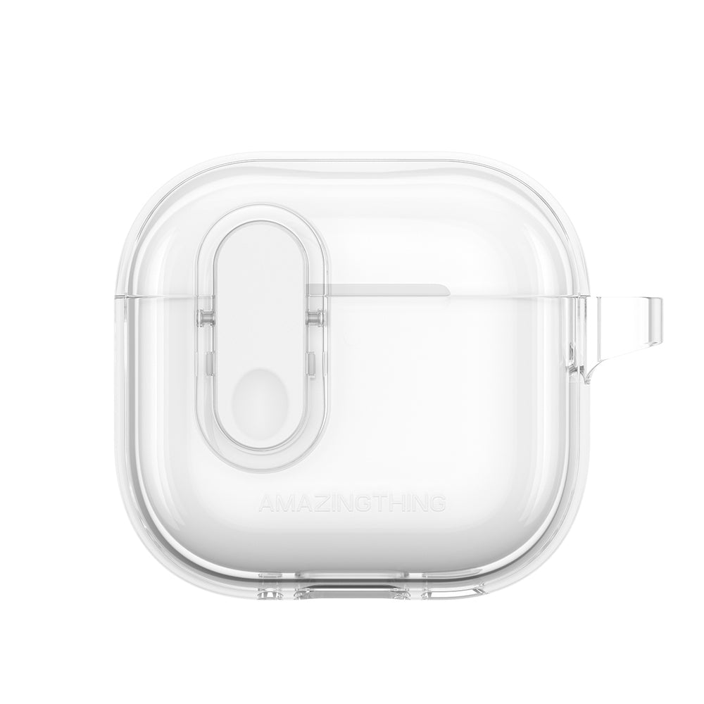 Amazingthing AirPods 4/5 Skal Minimal Click Transparent