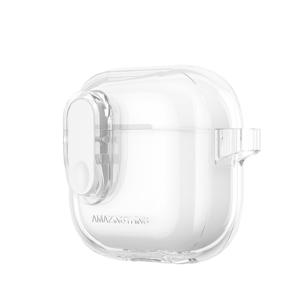 Amazingthing AirPods 4/5 Skal Minimal Click Transparent