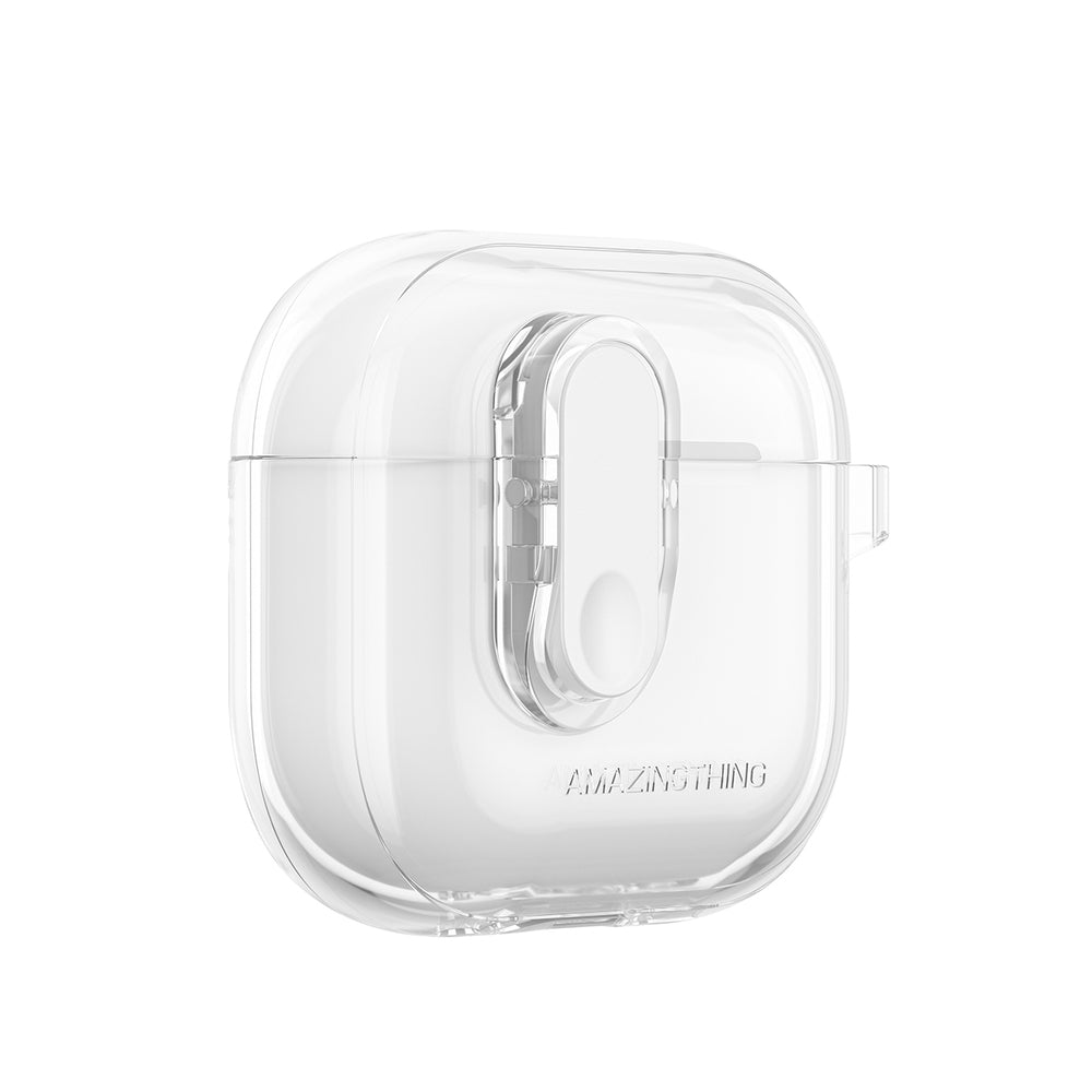 Amazingthing AirPods 4/5 Skal Minimal Click Transparent
