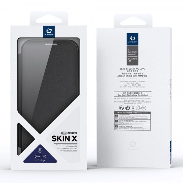 Dux Ducis Samsung Galaxy S25 Edge Fodral Skin X Pro Series MagSafe Svart