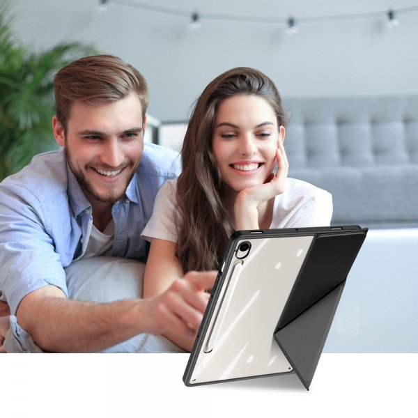 Dux Ducis Samsung Galaxy Tab S9/S9 FE/S10 FE/S10 Lite Fodral Magi Series Svart