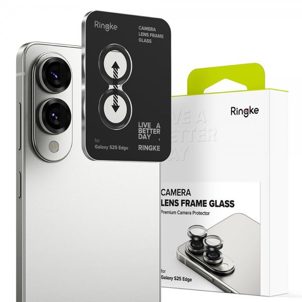 Ringke Samsung Galaxy S25 Edge Kameraskydd Camera Lens Frame 2-pack