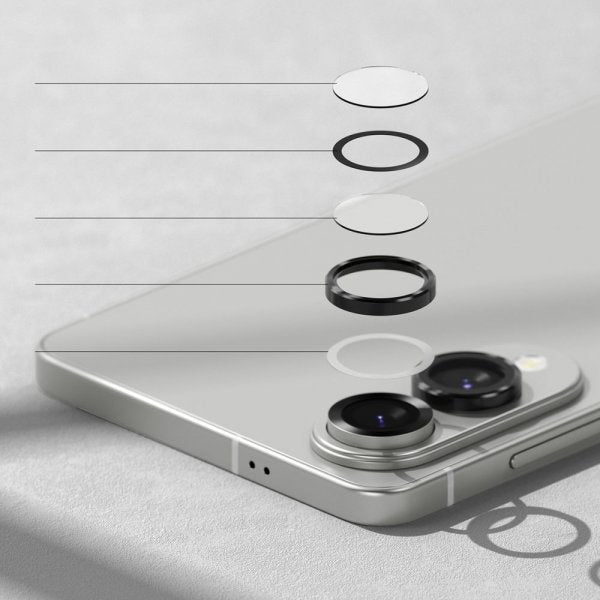 Ringke Samsung Galaxy S25 Edge Kameraskydd Camera Lens Frame 2-pack