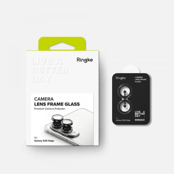 Ringke Samsung Galaxy S25 Edge Kameraskydd Camera Lens Frame 2-pack