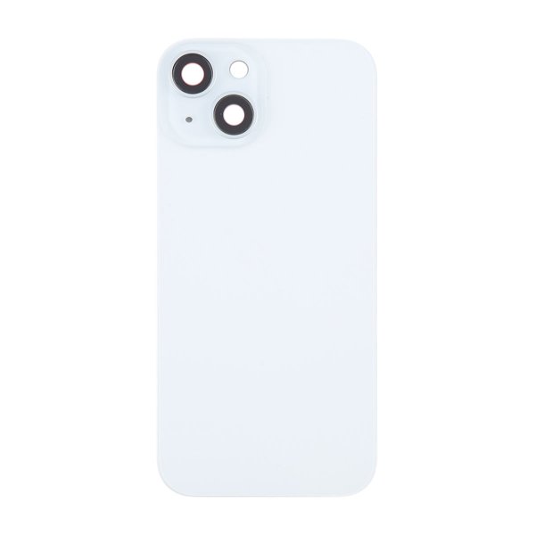 iPhone 15 Baksida Glas med Magnet och Kameralins - Vit