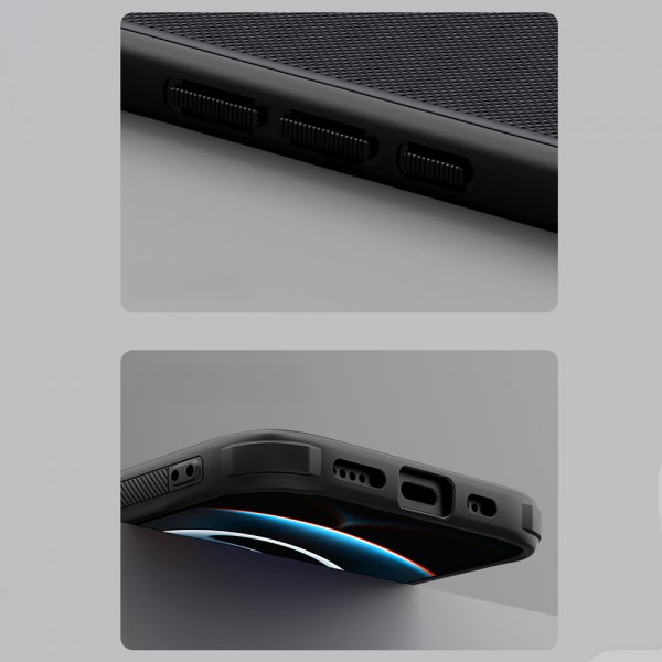 Nillkin iPhone 16e/17e Skal Super Frosted Shield Pro MagSafe Svart