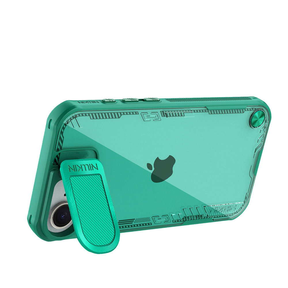 Nillkin iPhone 16e/iPhone 17e Skal Iceblade Prop Grön
