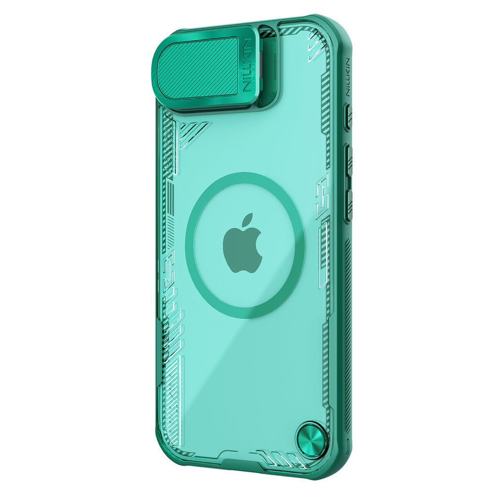 Nillkin iPhone 16e/iPhone 17e Skal Iceblade Prop MagSafe Grön