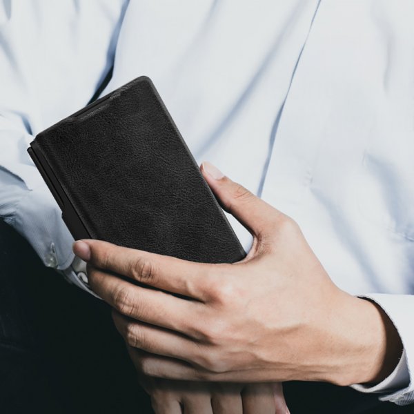 Nillkin Samsung Galaxy Z Fold 7 Fodral Qin Pro Leather Svart