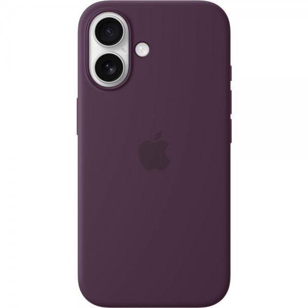 Apple Original iPhone 16 Skal Silicone Case MagSafe Plum