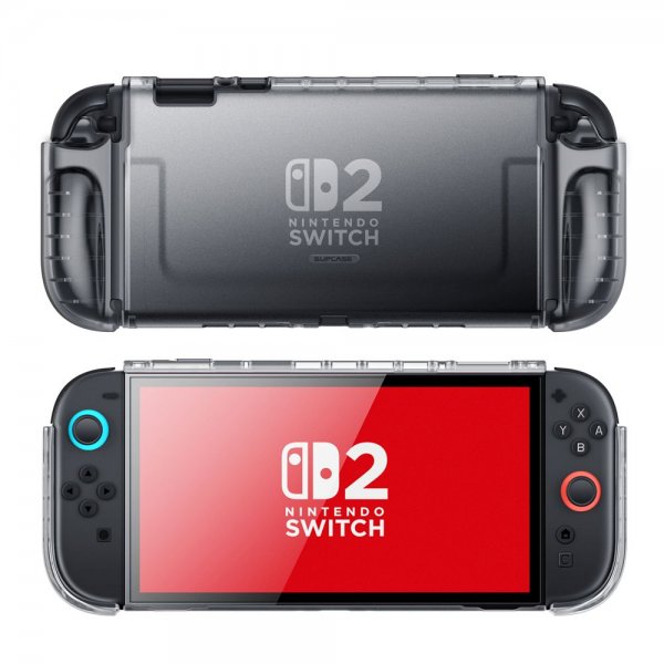 Supcase Nintendo Switch 2 Skal Crystal Transparent Svart