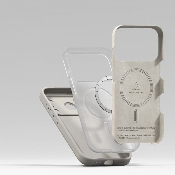 Ringke iPhone 17 Pro Max Skal Silicone Magnetic Stone