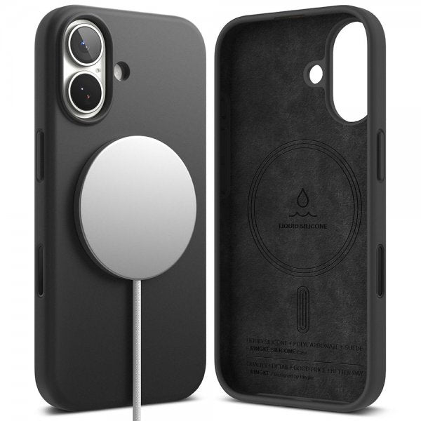 Ringke iPhone 17 Skal Silicone Magnetic Svart