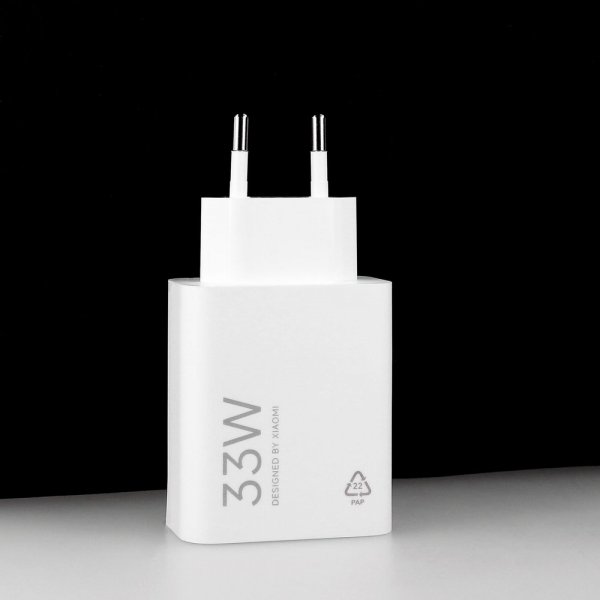 Xiaomi Original Laddare med USB-C kabel 33W Charging Combo 3A Type-A