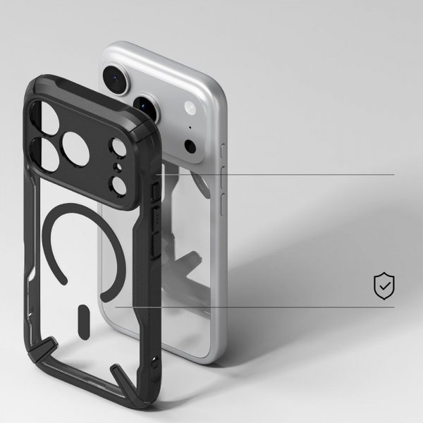 Ringke iPhone 17 Pro Skal Fusion X Magnetic Svart