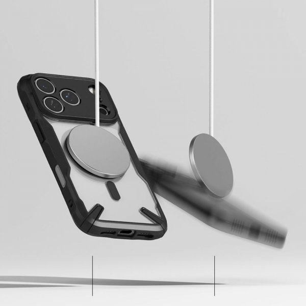 Ringke iPhone 17 Pro Skal Fusion X Magnetic Svart