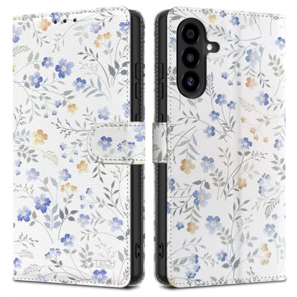 Tech-Protect Samsung Galaxy A17/Galaxy A26 Fodral Wallet Blommönster