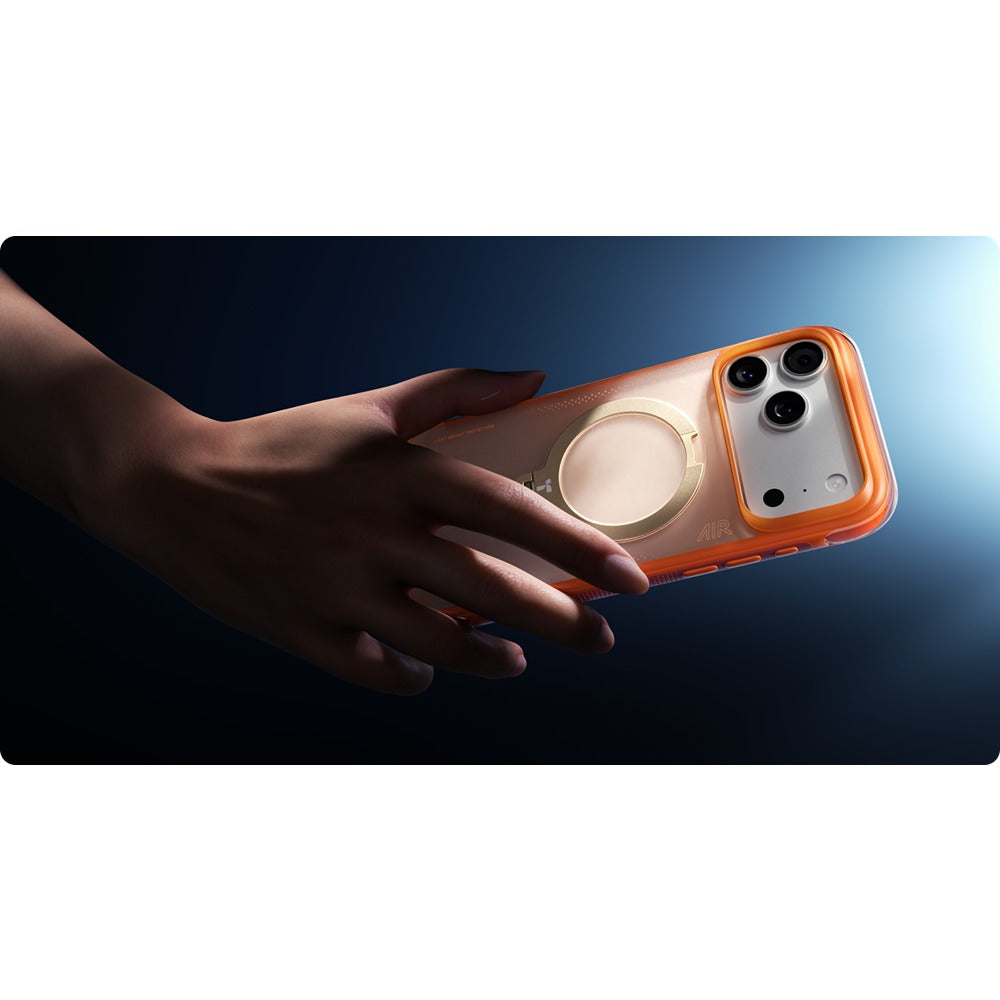 Torras iPhone 17 Pro Max Skal Ostand Q3 Air Energy Orange