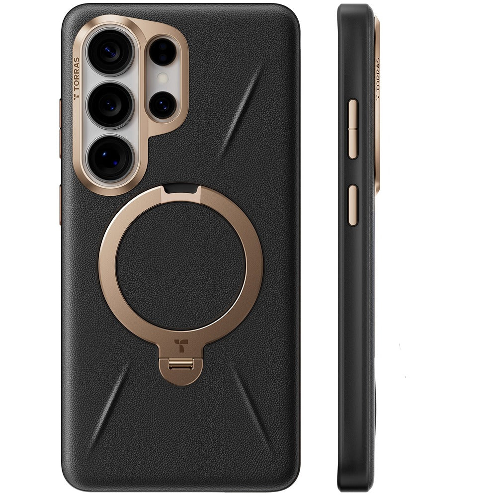 Torras Samsung Galaxy S26 Ultra Skal Ostand Q3 Vegskin Obsidian Black