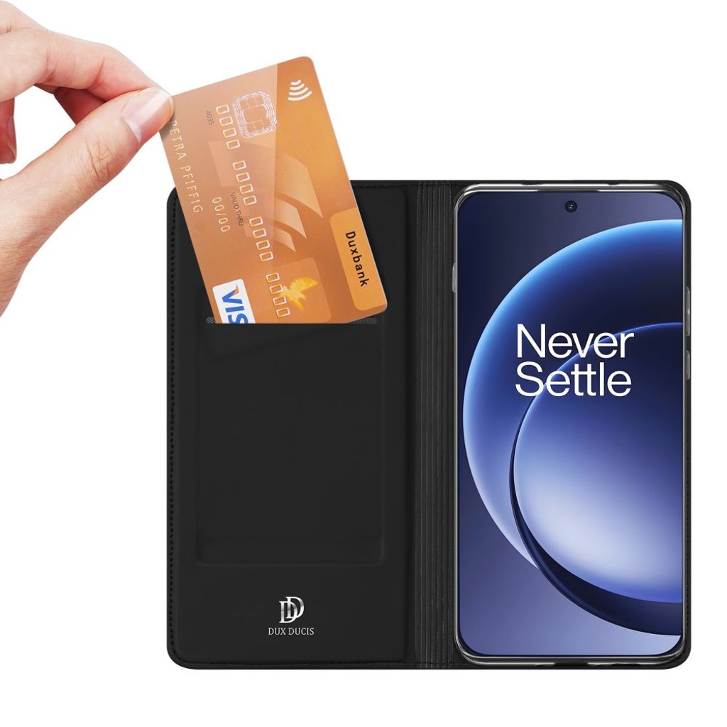 Dux Ducis OnePlus 15 Fodral Skin Pro Series Svart