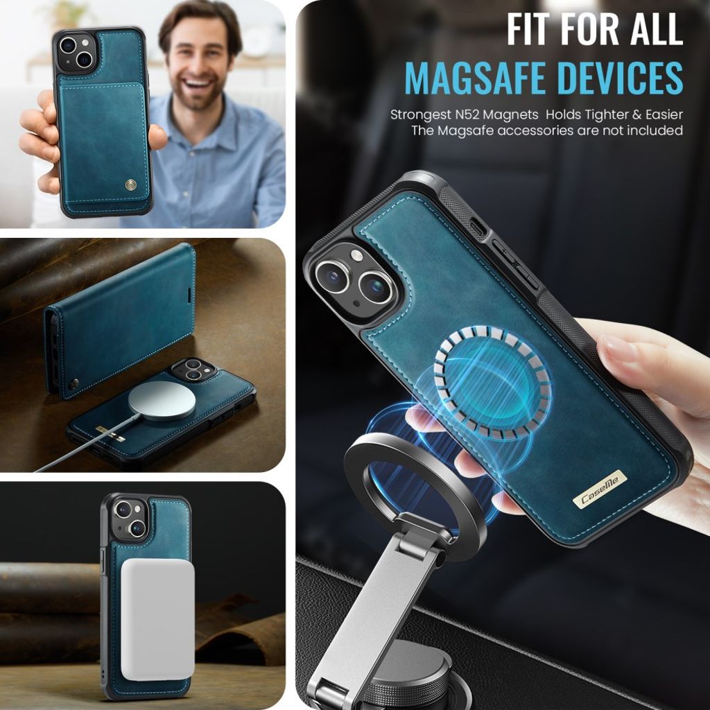 CaseMe iPhone 14 Plus/iPhone 15 Plus Fodral C49 Series Grön