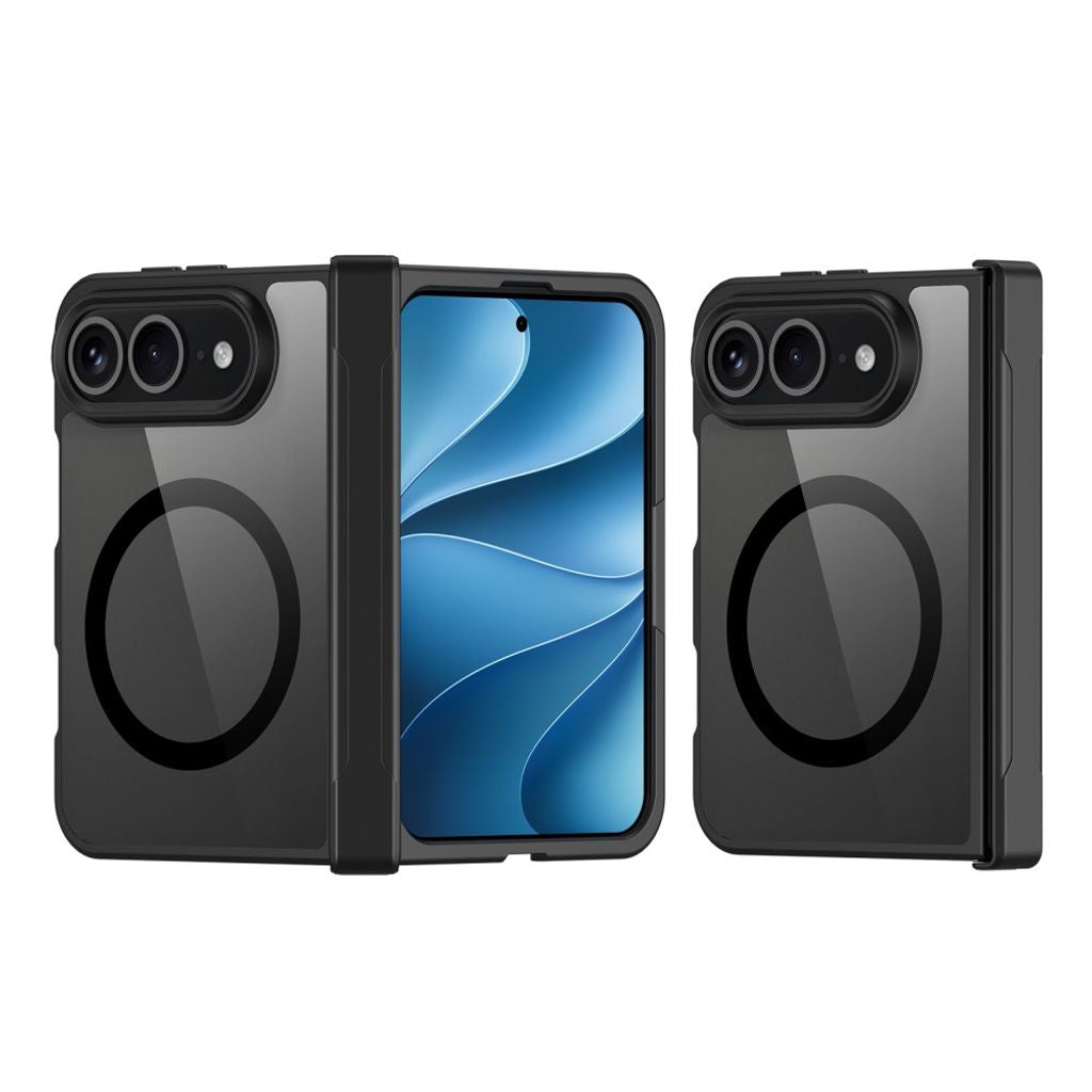 Dux Ducis iPhone Duo Skal med Gångjärnsskydd Aimo Series MagSafe Svart