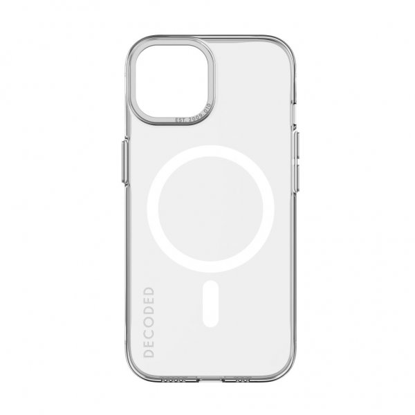 Decoded iPhone 15 Skal Recycled Plastic Clear Case Transparent