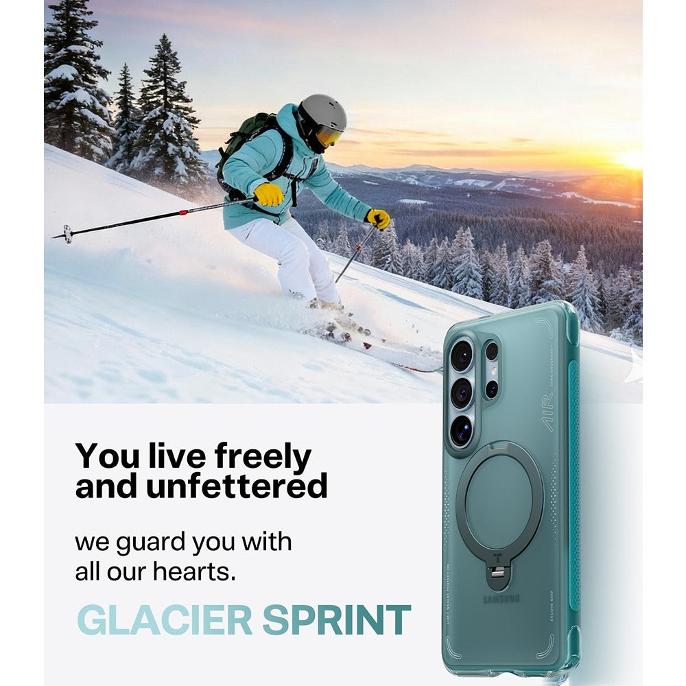 Torras Samsung Galaxy S26 Ultra Skal Ostand Q3 Air Glacier Sprint