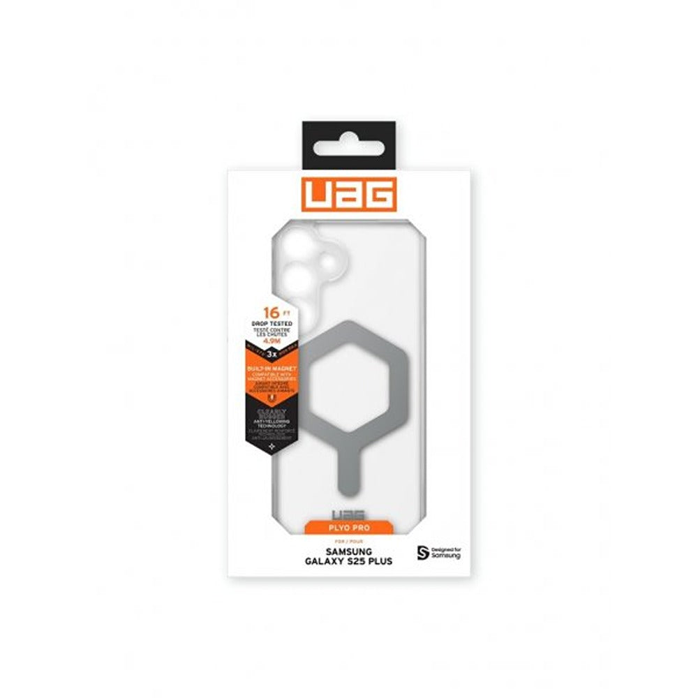 Urban Armor Gear (UAG) Samsung Galaxy S25 Plus Skal Plyo Pro MagSafe Ice/Silver