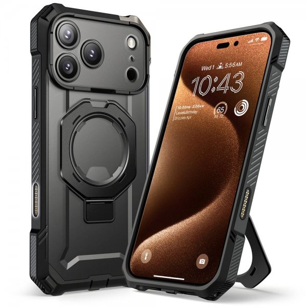 Supcase iPhone 17 Pro Skal UB Grip MagSafe Svart