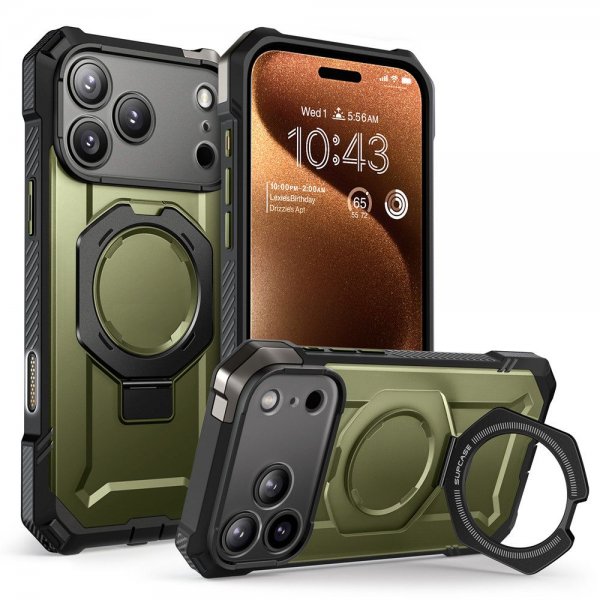 Supcase iPhone 17 Pro Max Skal UB Grip MagSafe Grön