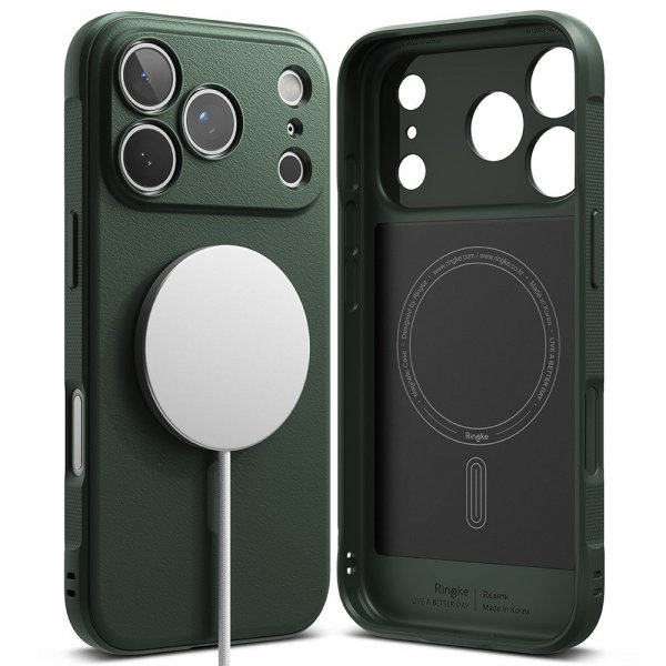 Ringke iPhone 17 Pro Skal Onyx Magnetic Grön