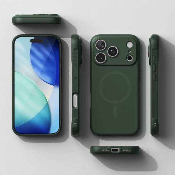 Ringke iPhone 17 Pro Skal Onyx Magnetic Grön