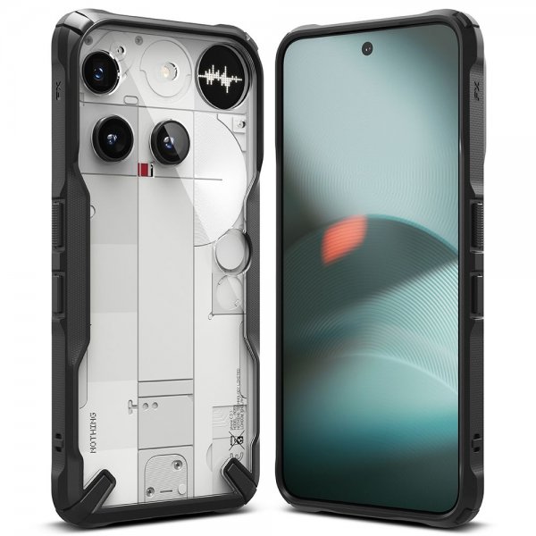 Ringke Nothing Phone 3 Skal Fusion X Clear Black