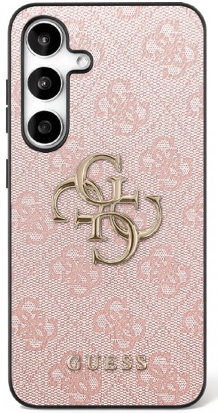 Guess Samsung Galaxy S25 FE Skal 4G Metal Logo Rosa