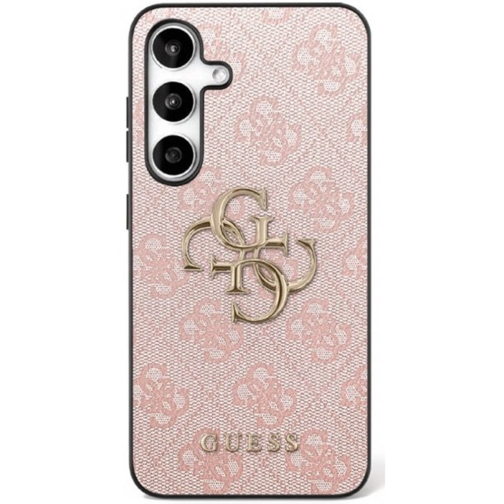 Guess Samsung Galaxy S25 FE Skal 4G Metal Logo Rosa