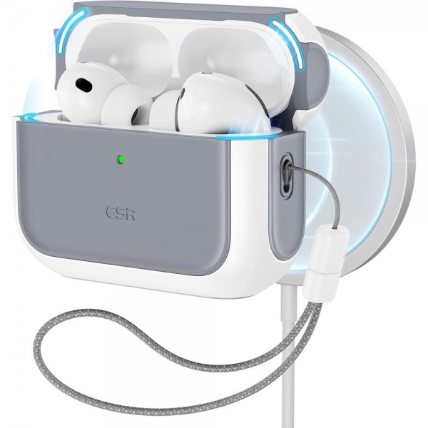 ESR AirPods Pro 3 Skal Orbit Hybrid HaloLock Vit