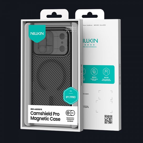 Nillkin iPhone 17 Pro Max Skal CamShield Pro MagSafe Transparent Svart