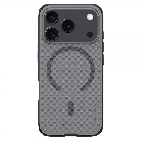 Nillkin iPhone 17 Pro Skal Super Frosted Shield Pro MagSafe Transparent Svart