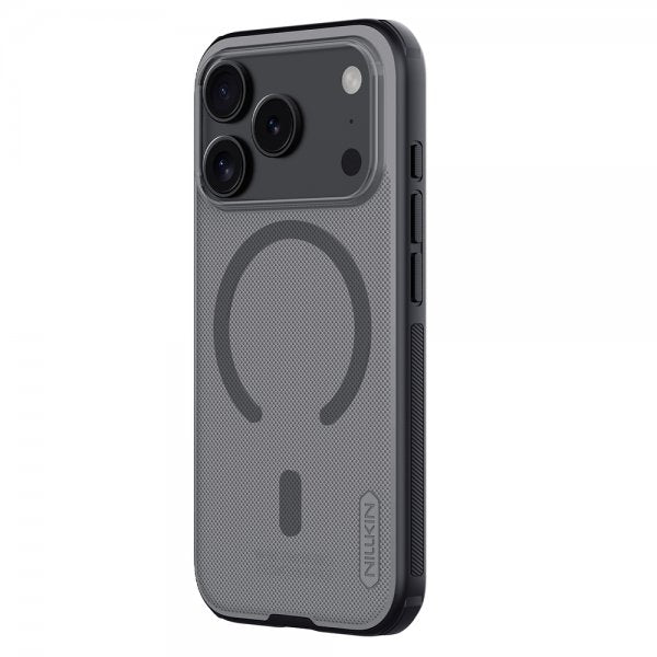 Nillkin iPhone 17 Pro Skal Super Frosted Shield Pro MagSafe Transparent Svart
