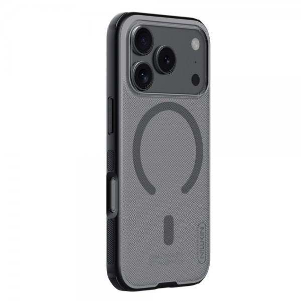 Nillkin iPhone 17 Pro Skal Super Frosted Shield Pro MagSafe Transparent Svart