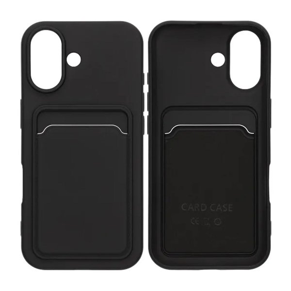 iPhone 17 Skal Korthållare Svart