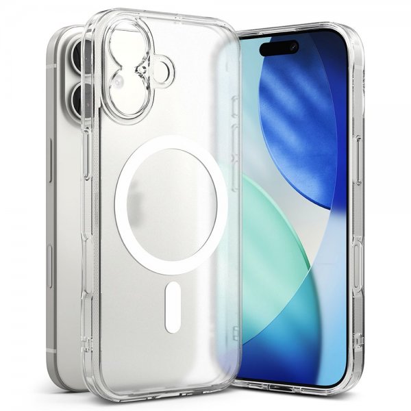 Ringke iPhone 17 Skal Fusion Magnetic Matte Transparent